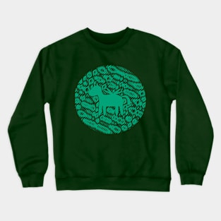 Green pegasus Crewneck Sweatshirt